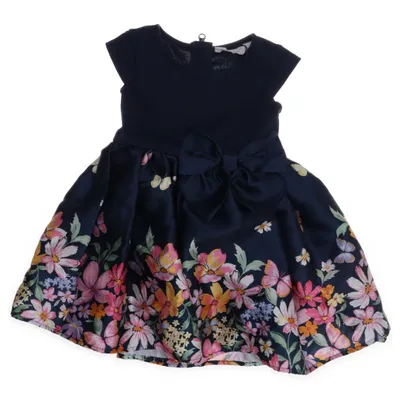 Klänning (Blå, Flerfärgad) från H&M Kids Elastan, Polyester, Viskos