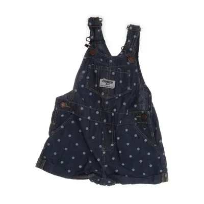 Salopette courte (Bleu, Blanc) de OshKosh B'gosh Coton