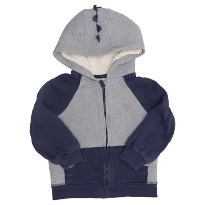 Sweat à capuche (Gris, Bleu) de Mothercare Coton, Élasthane