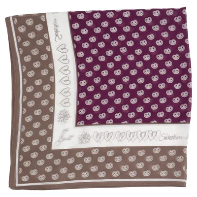Scarf (Lila, Brun, Vit) från Selection