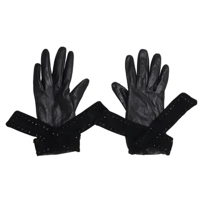 Lederhandschuhe (Schwarz) von Uterqüe Leder