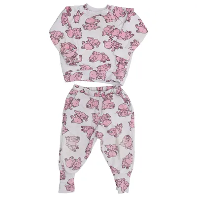 Tenue d'intérieur (Beige, Rose) de Hugo & Tiki Coton biologique