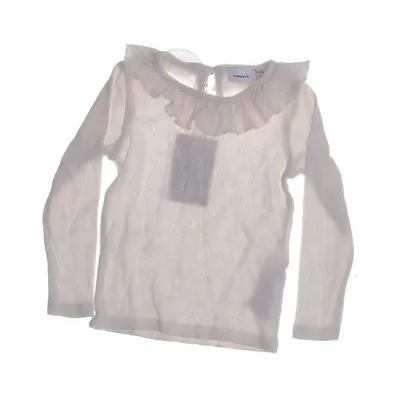 Långärmad t-shirt (Vit) från Name It Modal, Ekologisk bomull, Tencel