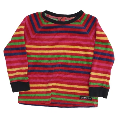 Lange mouwen shirt (Rood, Groen, Geel, Meerkleurig) van Villervalla Katoen, Polyester
