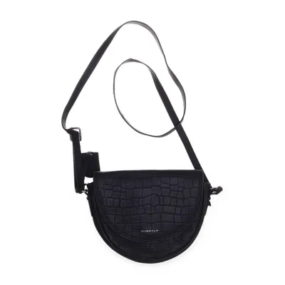 Axelremsväska (Svart) från Burkely Bomull, Skinn, Polyester