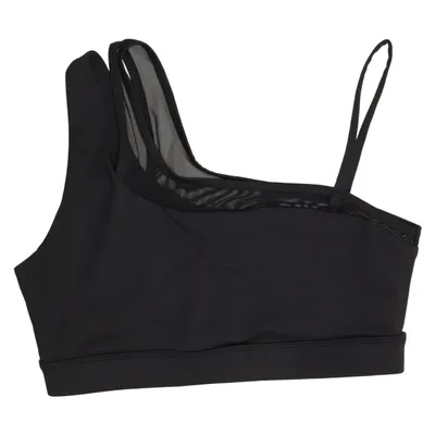 Sports bra (Black) from Born Elastane, Polyester