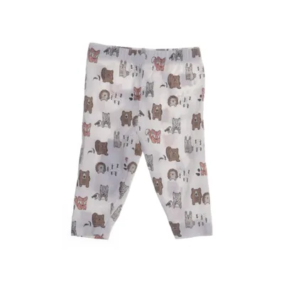 Pyjamasbyxor (Vit, Flerfärgad) från ICA I Love Eco Ekologisk bomull, Elastan