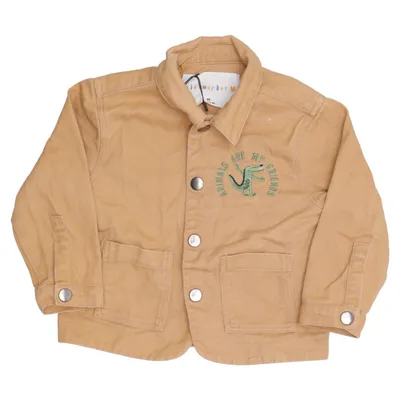 Denim jacket (Brown) from Minimarket Cotton
