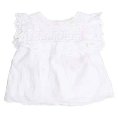 Blouse (White) from Zara Baby Cotton