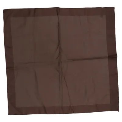 Silketørklæde (Brun) fra Texture Polyester