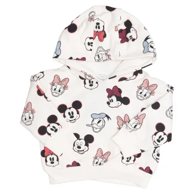 Sweat à capuche (Beige, Multicolore) de Disney Baby Coton, Élasthane, Polyester