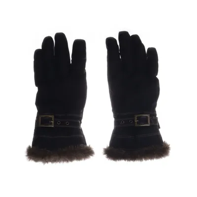 Gants (Noir) de Hestra Acrylique, Cuir, Polyester