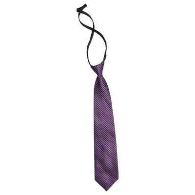 Tie (Purple, Black) from Kailong Silk