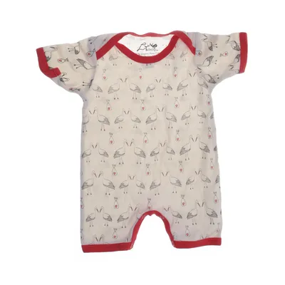 Sparkdräkt (Beige, Röd, Flerfärgad) från LOU Ekologisk bomull