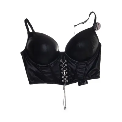 Bustier (Zwart) van Censored Elastaan, Polyester