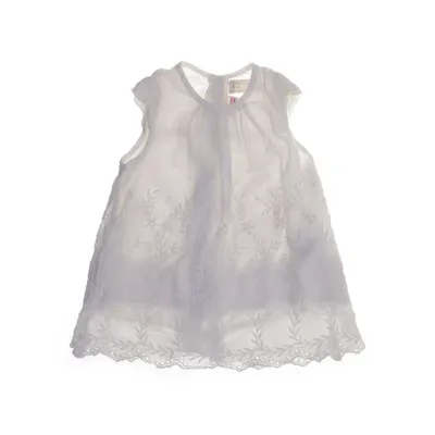 Jurk (Wit) van Zara Mini Collection Katoen