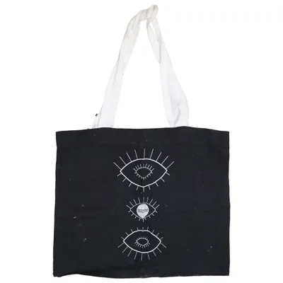 Canvas bag (Black, White) from Madam Stoltz Cotton