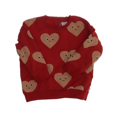 Sweatshirt (Rood, Beige) van Lindex Baby Katoen, Elastaan