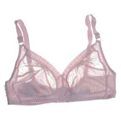 Bralette (Pink) from Janina Curved Elastane, Polyamide, Polyester