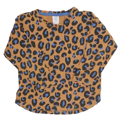 Långärmad t-shirt (Brun, Blå, Svart) från Lindex Kids Bomull