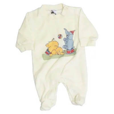 Strampler (Gelb, Mehrfarbig) von H&M Baby Baumwolle, Polyester
