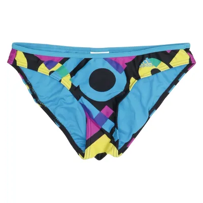 Bikini bottom (Blue, Black, Multicolored) from Adidas Elastane, Polyamide, Recycled polyester