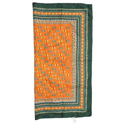 Mouchoir (Vert, Orange, Multicolore) de Texturé