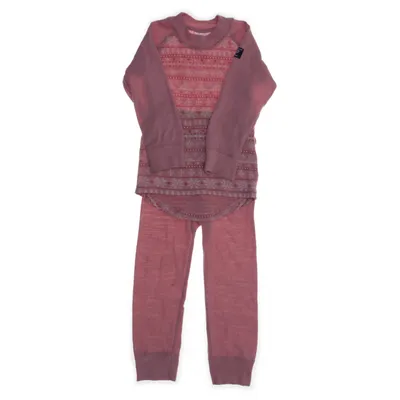 Onderkleding (Roze, Meerkleurig) van Polarn O. Pyret Merinowol