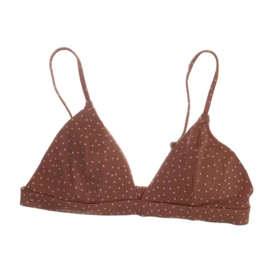 Bikini top (Bruin, Wit) van H&M Elastaan, Polyamide, Polyester