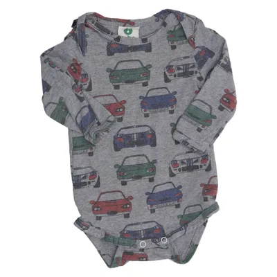 Body (Gris, Multicolore) de Småfolk Coton, Élasthane