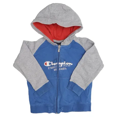 Sweat à capuche (Bleu, Gris, Multicolore) de Champion Coton