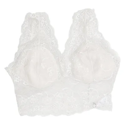 Bralette (Wit) van VRS Woman Elastaan, Polyamide