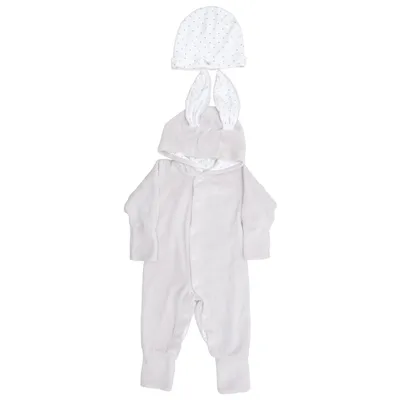 Barboteuse (Gris, Blanc) de Livly Coton, Polyester