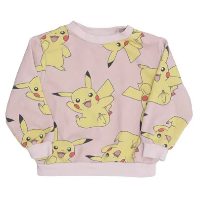 Sweatshirt (Roze) van H&M Katoen, Polyester, Elastaan