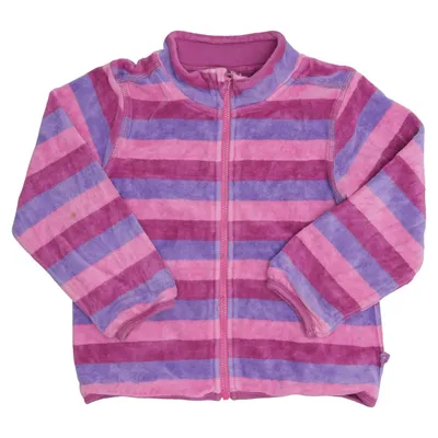 Fleecejacka (Rosa, Lila) från Pippi Bomull, Elastan, Polyester