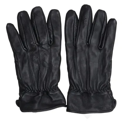 Leren handschoenen (Zwart) van Granberg Leer, Polyester