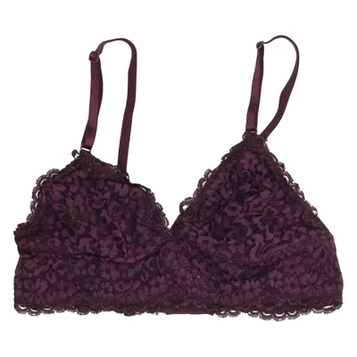 Bralette (Purple) from Hunkemöller Cotton, Elastane, Polyamide