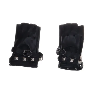 Vingerloze handschoenen (Zwart)
