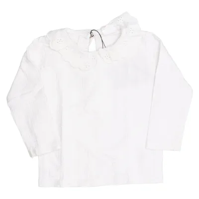 Blouse (Blanc) de Hema Élasthane, Coton biologique