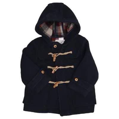 Duffle coat (Bleu) de Zara BabyBoy Polyamide, Polyester, Laine