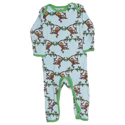 Barboteuse (Bleu, Vert, Multicolore) de Småfolk Coton