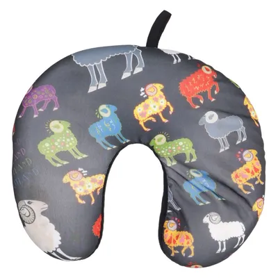 Neck pillow (Black, Multicolored) from Nordic Souvenir