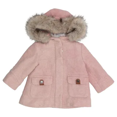 Manteau (Rose) de Zara Baby Acrylique, Polyester, Laine