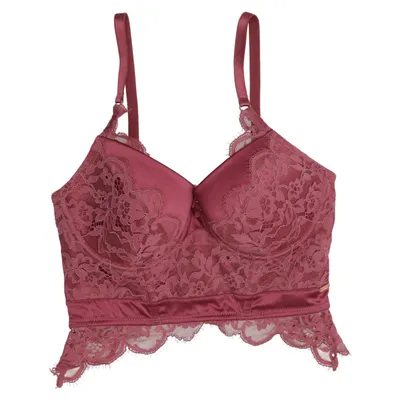 Bustier (Lila) van Noir Elastaan, Polyamide, Polyester
