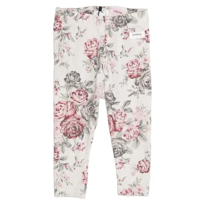 Leggings (Beige, Meerkleurig) van Newbie by KappAhl Katoen, Elastaan