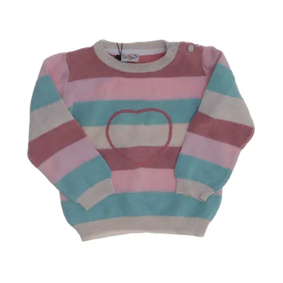 Tröja (Rosa, Blå, Beige, Flerfärgad) från Orsolino Baby Bomull, Metallfiber, Polyamid