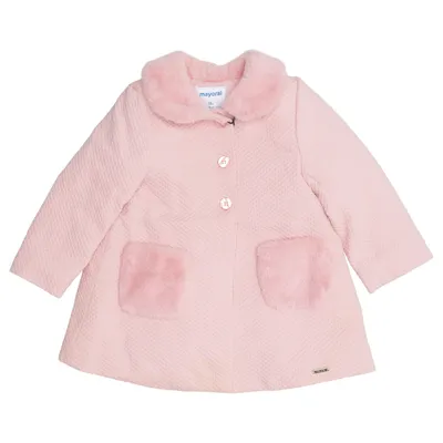 Manteau (Rose) de Mayoral Coton, Élasthane, Polyester