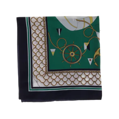 Scarf (Grön, Blå, Vit) från Watersilk Polyester