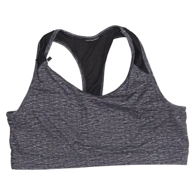 Sports bra (Gray, Black) from Domyos