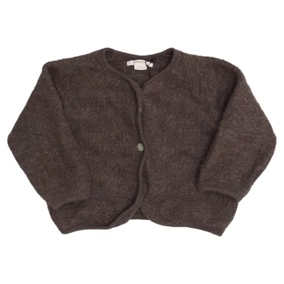 Cardigan (Saga Fleece Cardigan) fra Konges Sløjd Uld